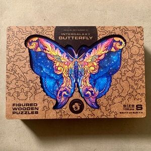 Unidragon Intergalactic Butterfly Wooden Jigsaw Puzzle 108 pcs